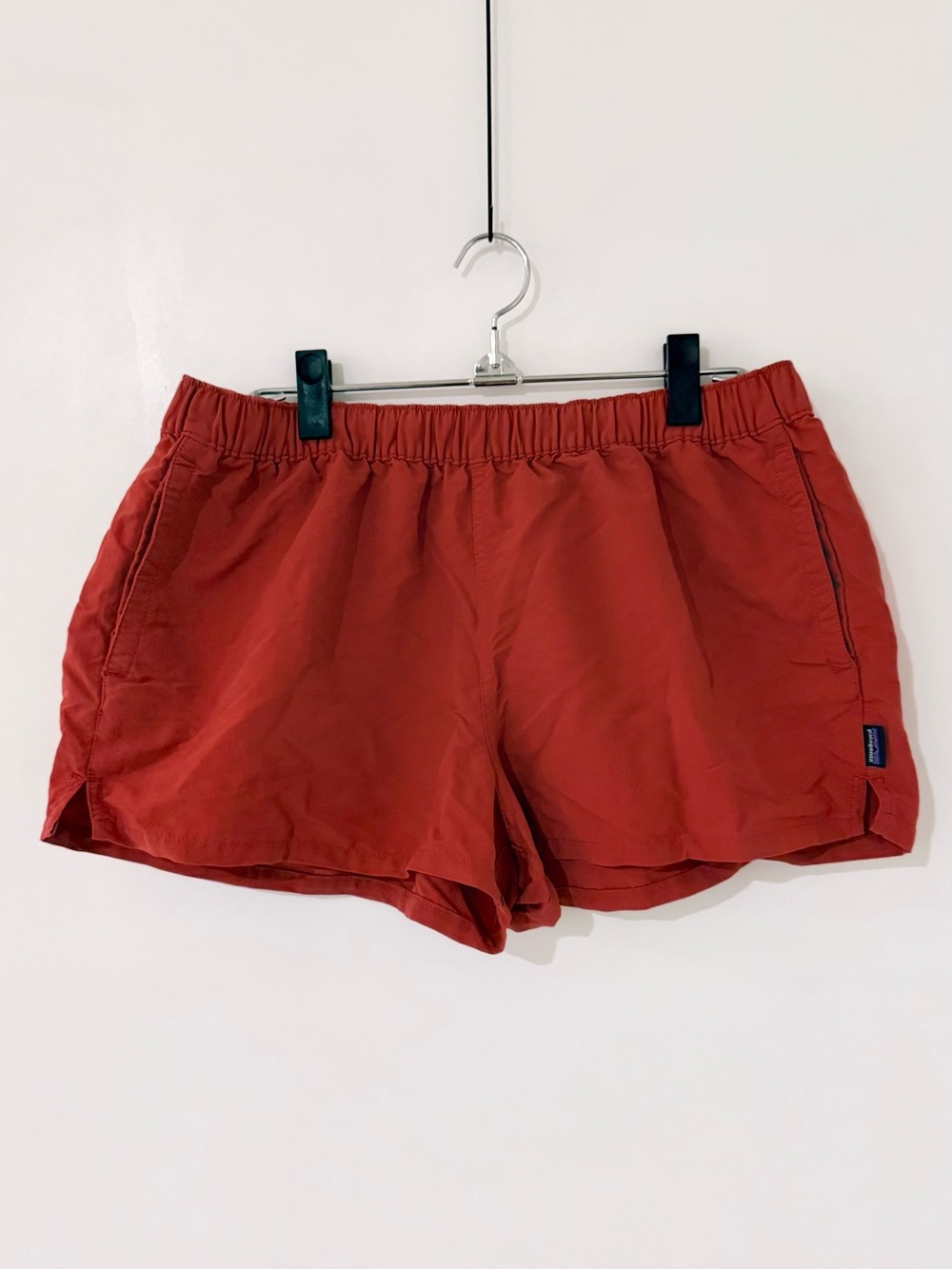 Patagonia Women's Athletic Shorts in Rust Red